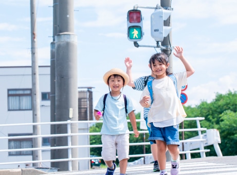 小学校児童の登下校誘導