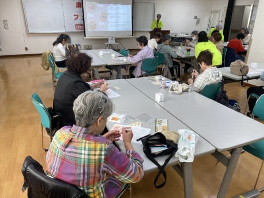 麻布地区交流フェス アロマで爪のセルフケア講座