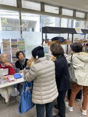 麻布地区交流フェス 小物販売